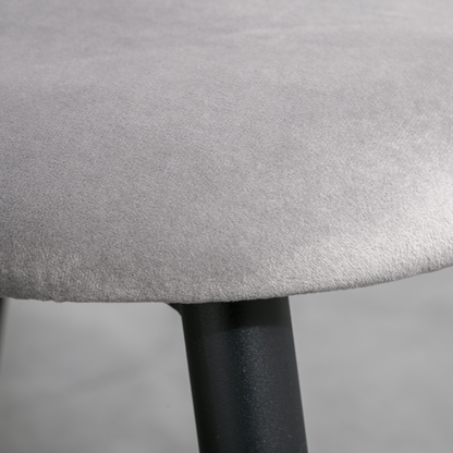 High Back Dining Chairs Velvet-Touch Accent Chairs with Metal Legs