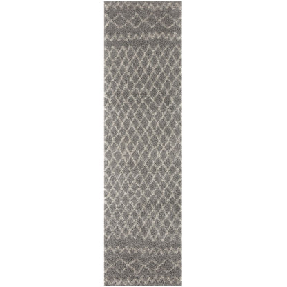 Moroccan Grey Shaggy Rug | 910