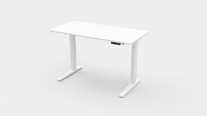 Classic Desk Height Adjustable White