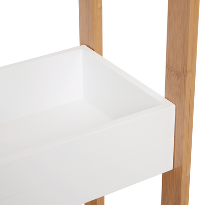 Bathroom Shelves, 3-Tier-Bamboo
