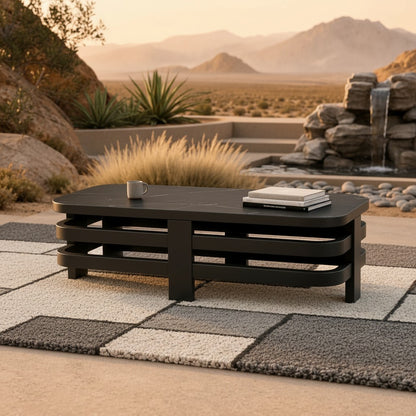 ALUXO Andros Outdoor Onyx 5 Seater Lounge Set