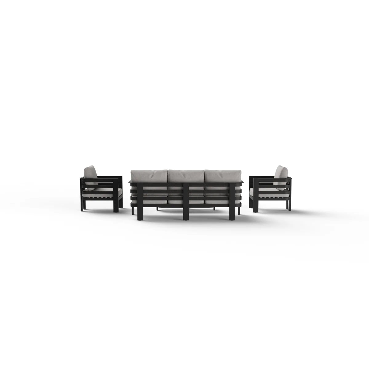 ALUXO Andros Outdoor Onyx 5 Seater Lounge Set