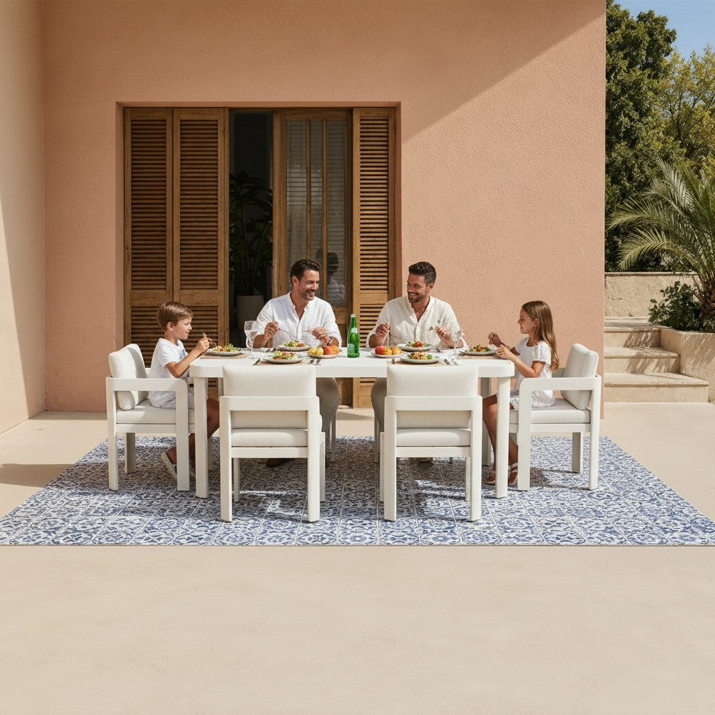 ALUXO Sofia Outdoor Range 6 Seater Dining Set