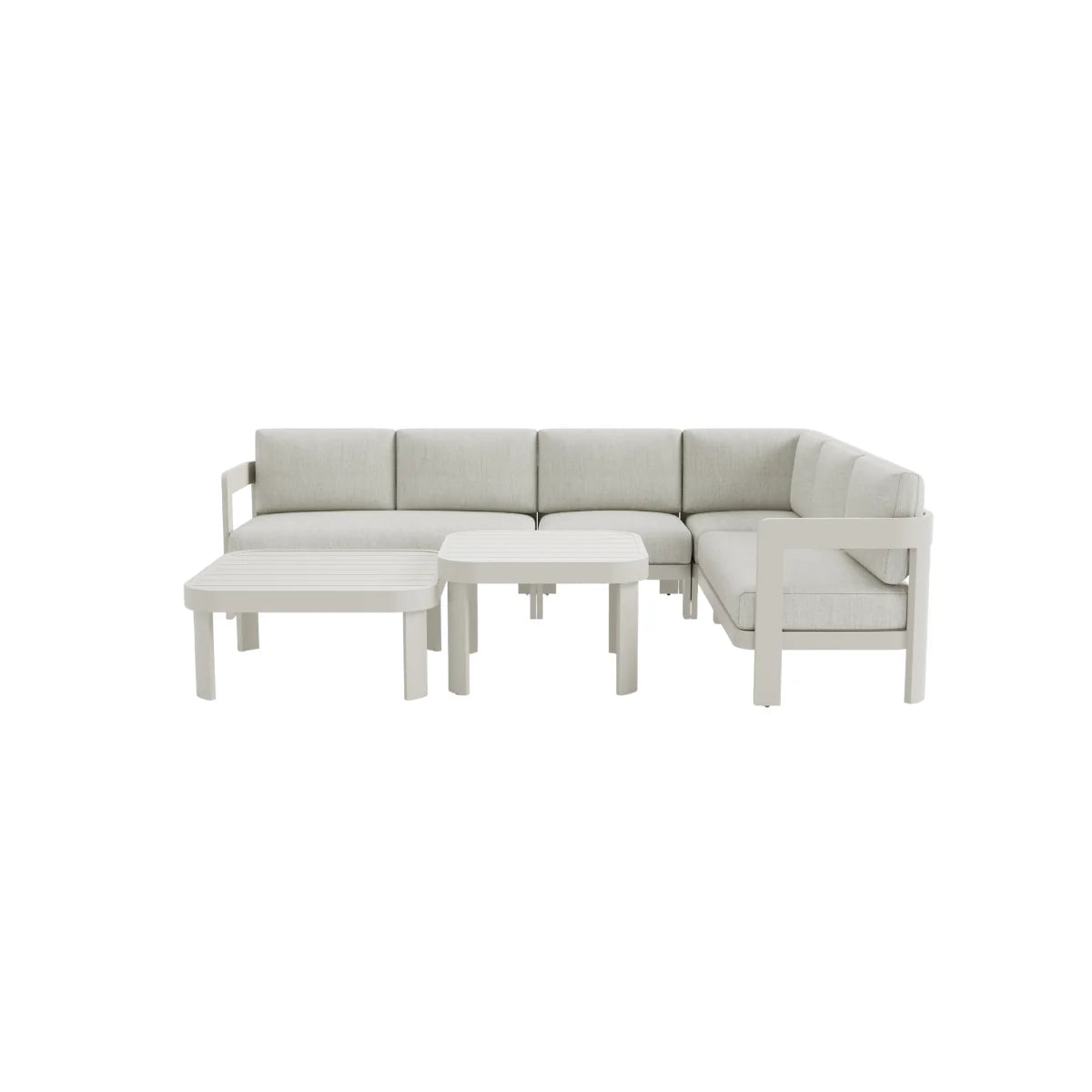 ALUXO Sofia Outdoor Range 8 Seater Corner Lounge Set