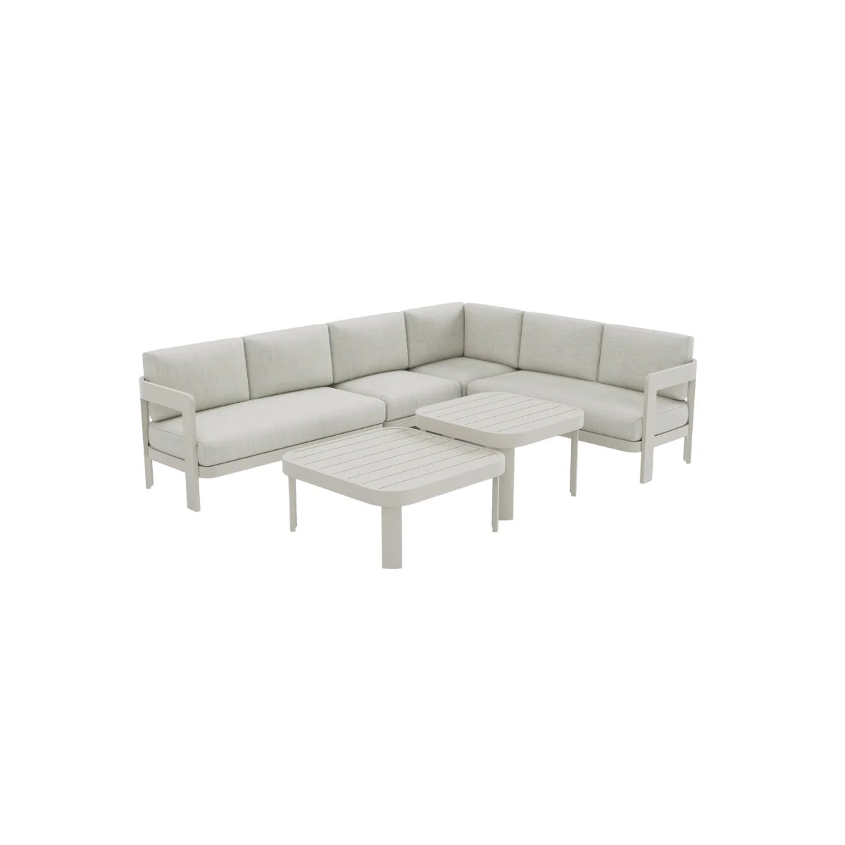ALUXO Sofia Outdoor Range 8 Seater Corner Lounge Set
