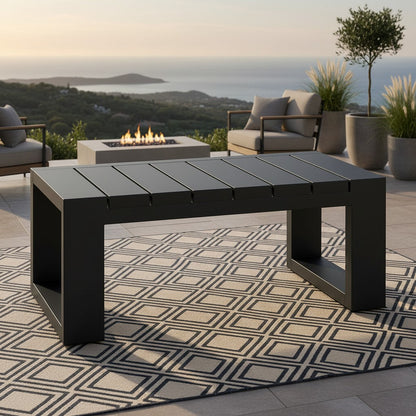 ALUXO Ikos Onyx 5 Seater Outdoor Lounge Set