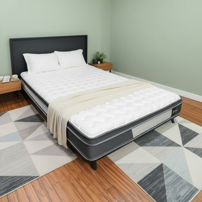 ALUXO Oasis 2000 Pocket Medium Firm Support Memory Pillow Top Mattress In A Box
