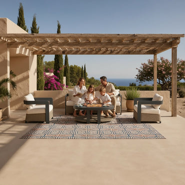 ALUXO Selene Wicker Outdoor Lounge Set