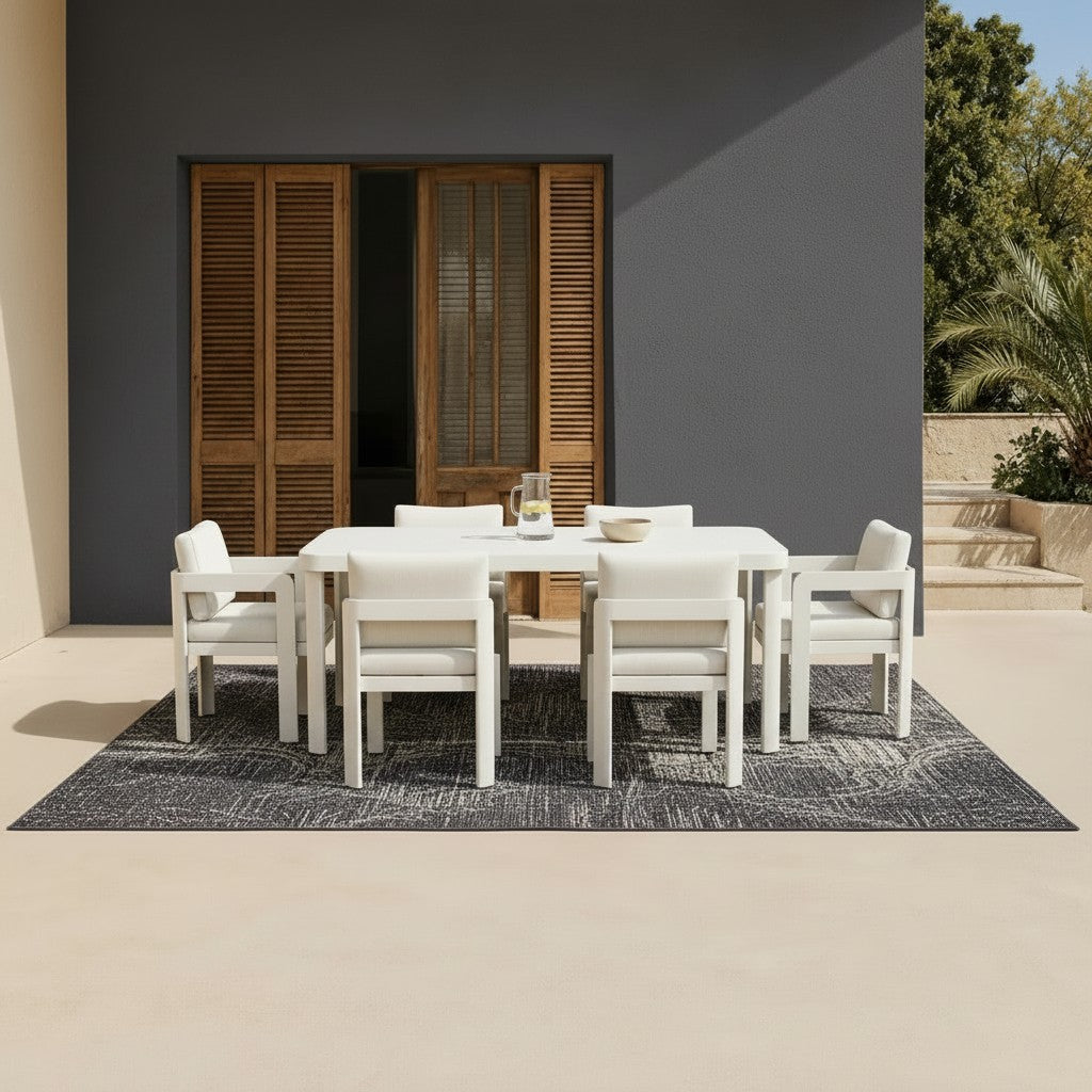 ALUXO Sofia Outdoor Range 6 Seater Dining Set