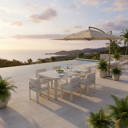 ALUXO Sofia Outdoor Range 6 Seater Dining Set