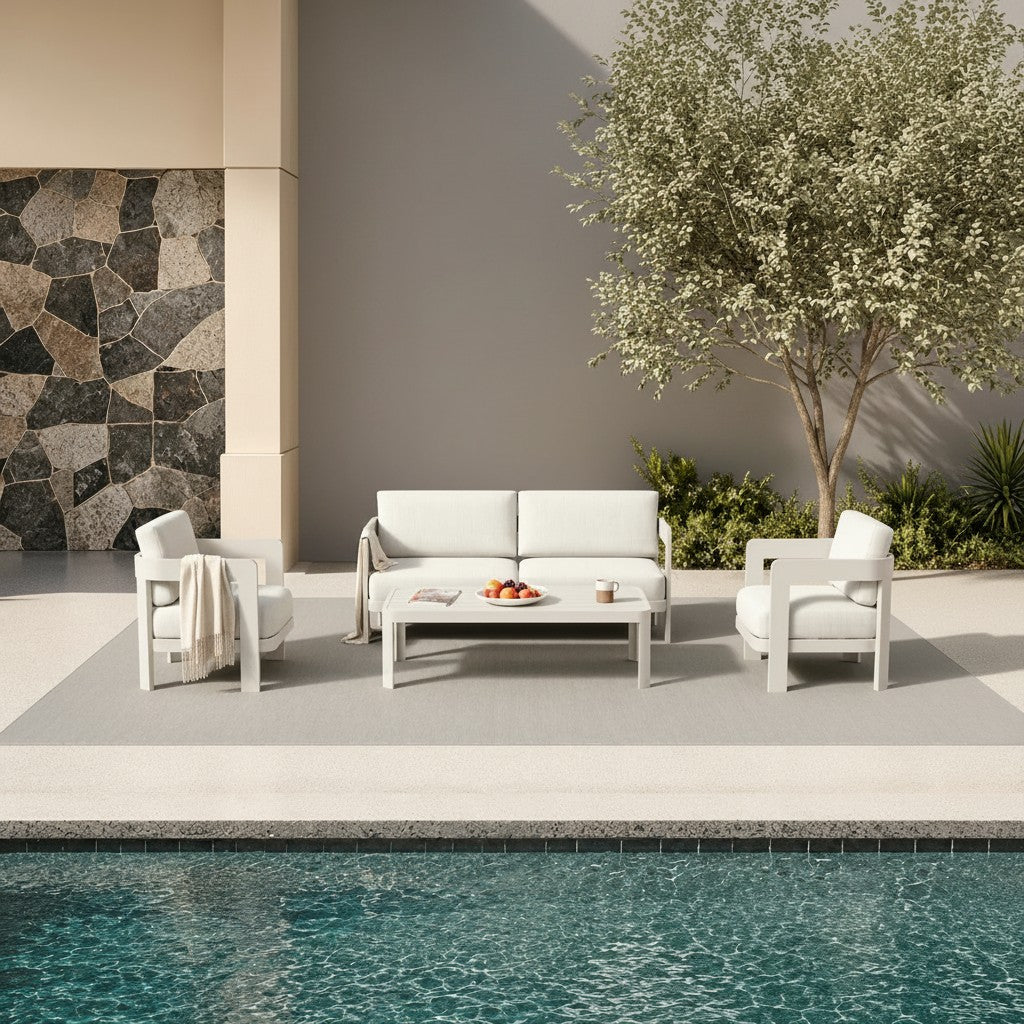 ALUXO Sofia Outdoor Range 4 Seater Lounge Set