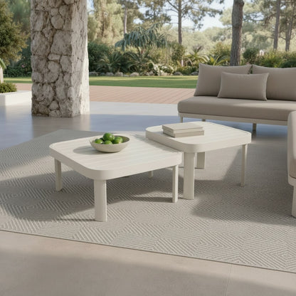 ALUXO Sofia Outdoor Range 8 Seater Corner Lounge Set