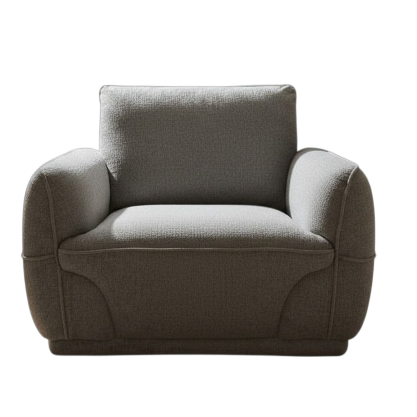 Angelo Grey Fabric Armchair