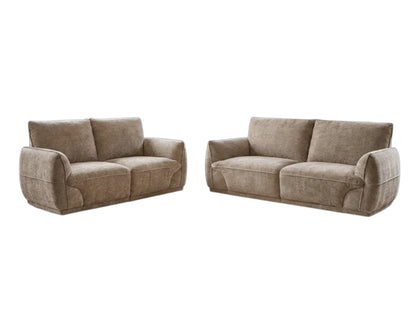 Angelo Sofa Beige Fabric 3+2 Sofa Suite