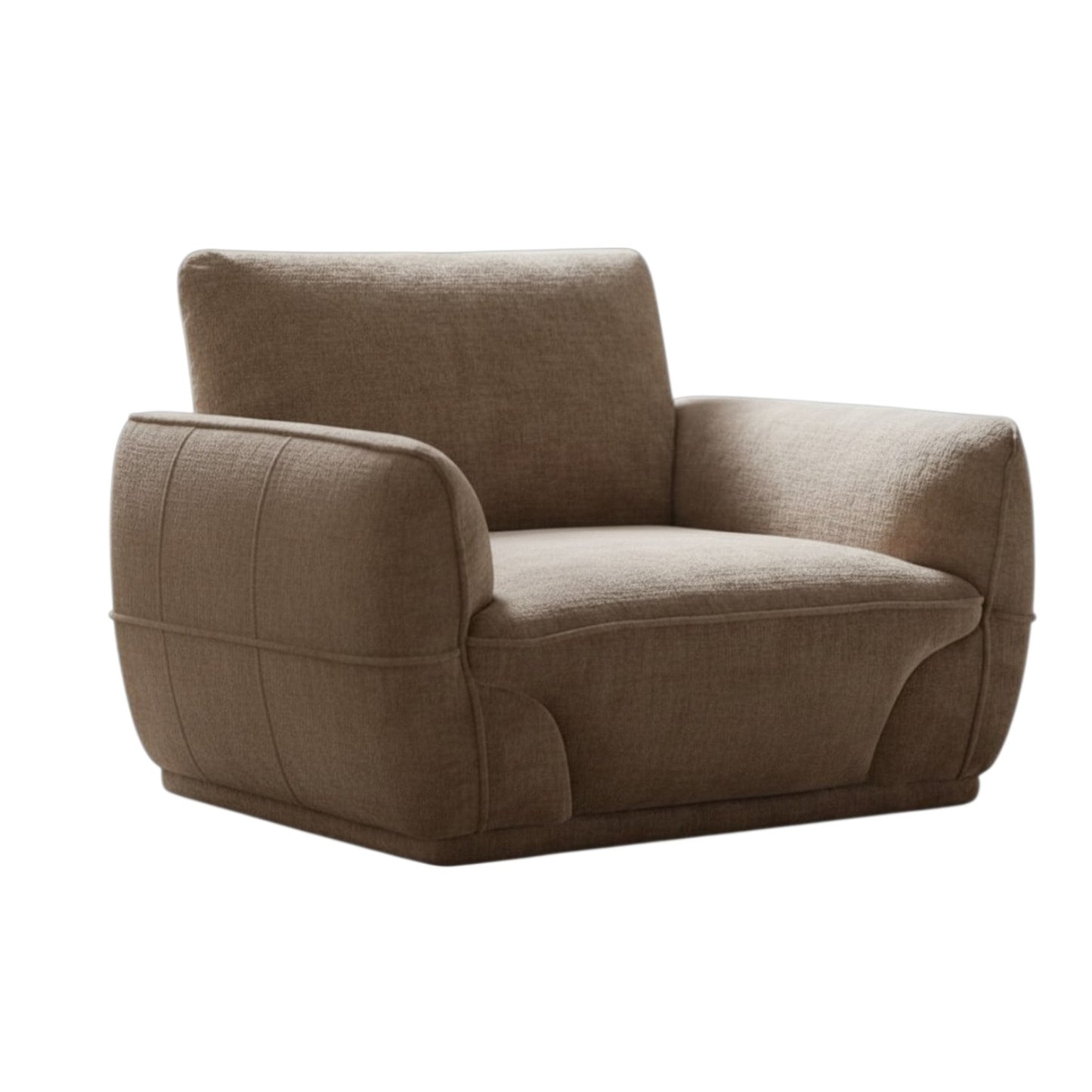 Angelo Beige Fabric Armchair