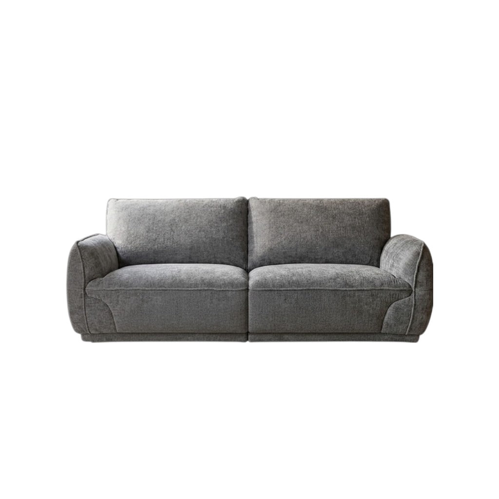 Angelo Grey Fabric 3 Seater Sofa