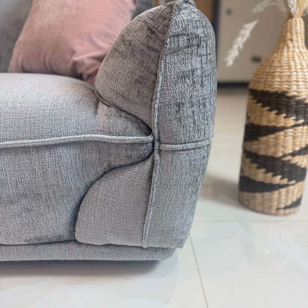 Angelo Sofa Grey Fabric 3+2 Sofa Suite