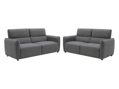 Ascot Charcoal Grey Fabric 3+2 Sofa Suite