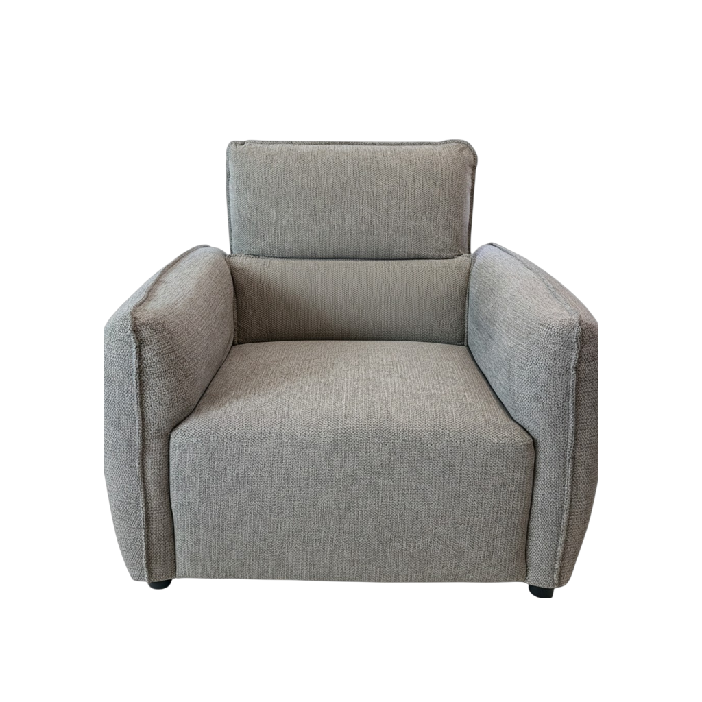 Ascot Grey Fabric Armchair