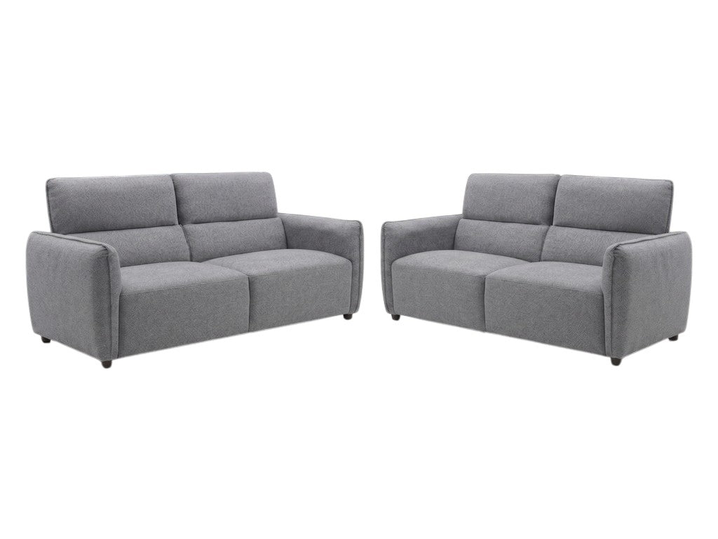 Ascot Sofa Grey Fabric 3+2 Sofa Suite