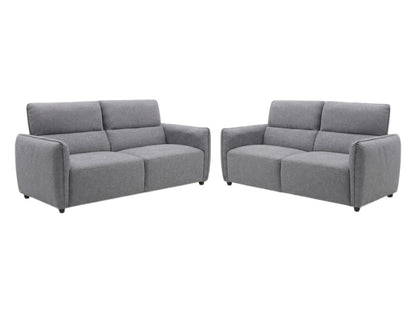 Ascot Sofa Grey Fabric 3+2 Sofa Suite
