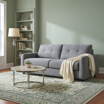 Athens Grey Fabric 3 Seater Sofabed