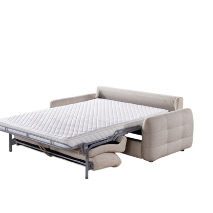 Athens Beige Fabric 3 Seater Sofabed