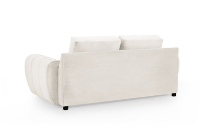 Azzuro Cream Fabric 2 Seater Sofa