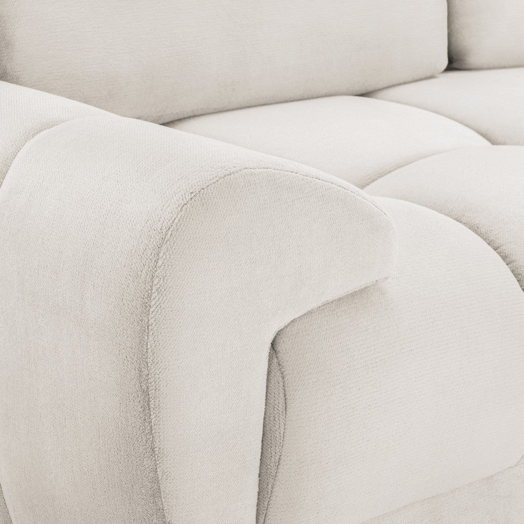 Azzuro Cream Fabric 3+2 Sofa Suite