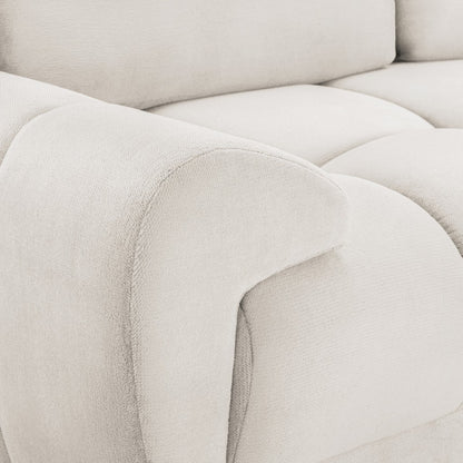 Azzuro Cream Fabric 3+2 Sofa Suite