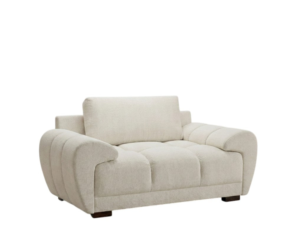 Azzuro Cream Fabric Armchair