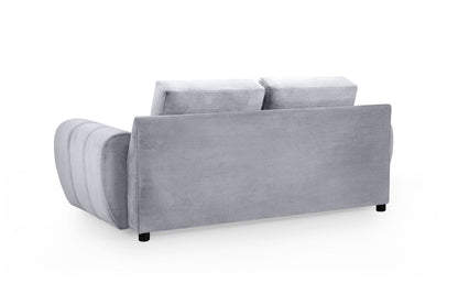 Azzuro Grey Fabric 2 Seater Sofa