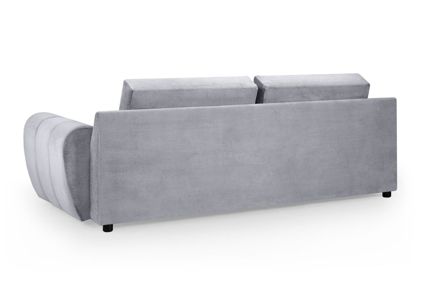 Azzuro Grey Fabric 3 Seater Sofa