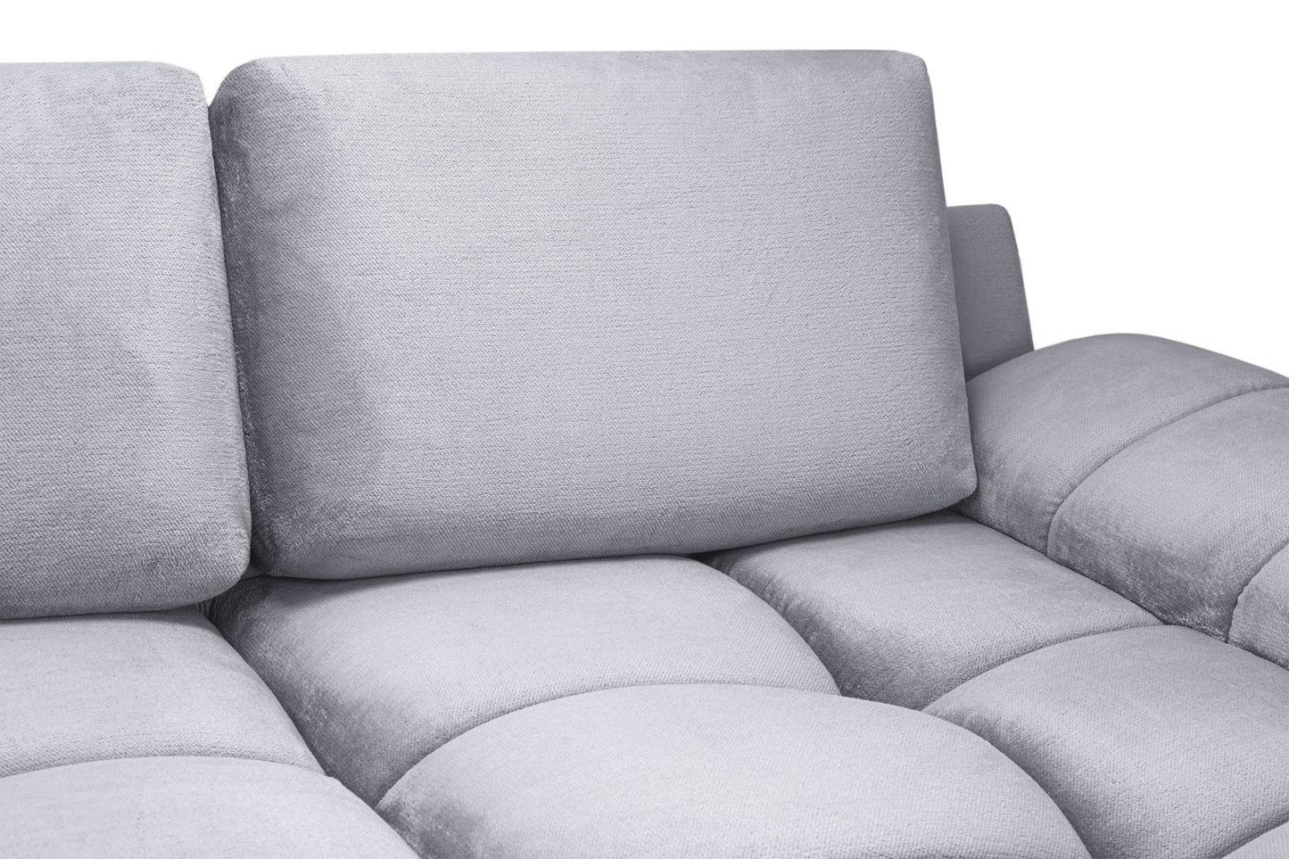 Azzuro Grey Fabric 3 Seater Sofa