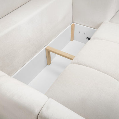 Azzuro Sofabed Cream Fabric Universal Corner Sofa