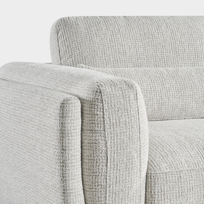 Bari Beige Cream Fabric Armchair