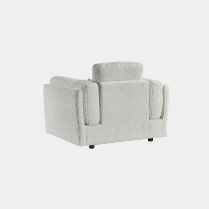 Bari Beige Cream Fabric Armchair