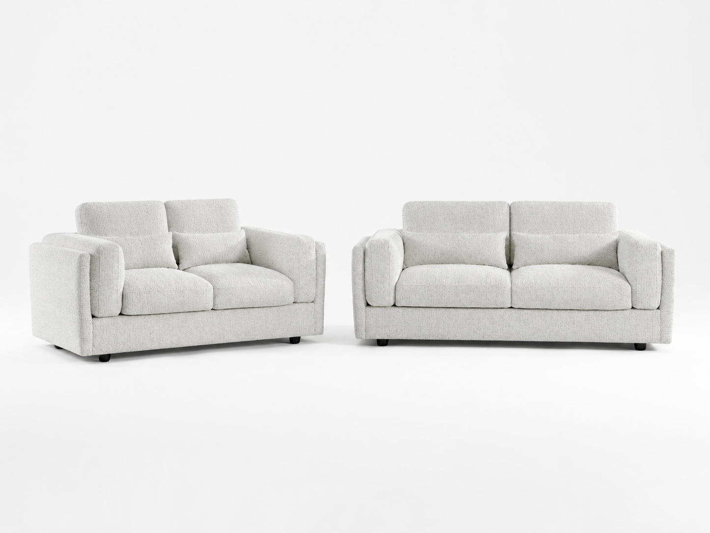 Bari Beige Fabric 3+2 Sofa Suite