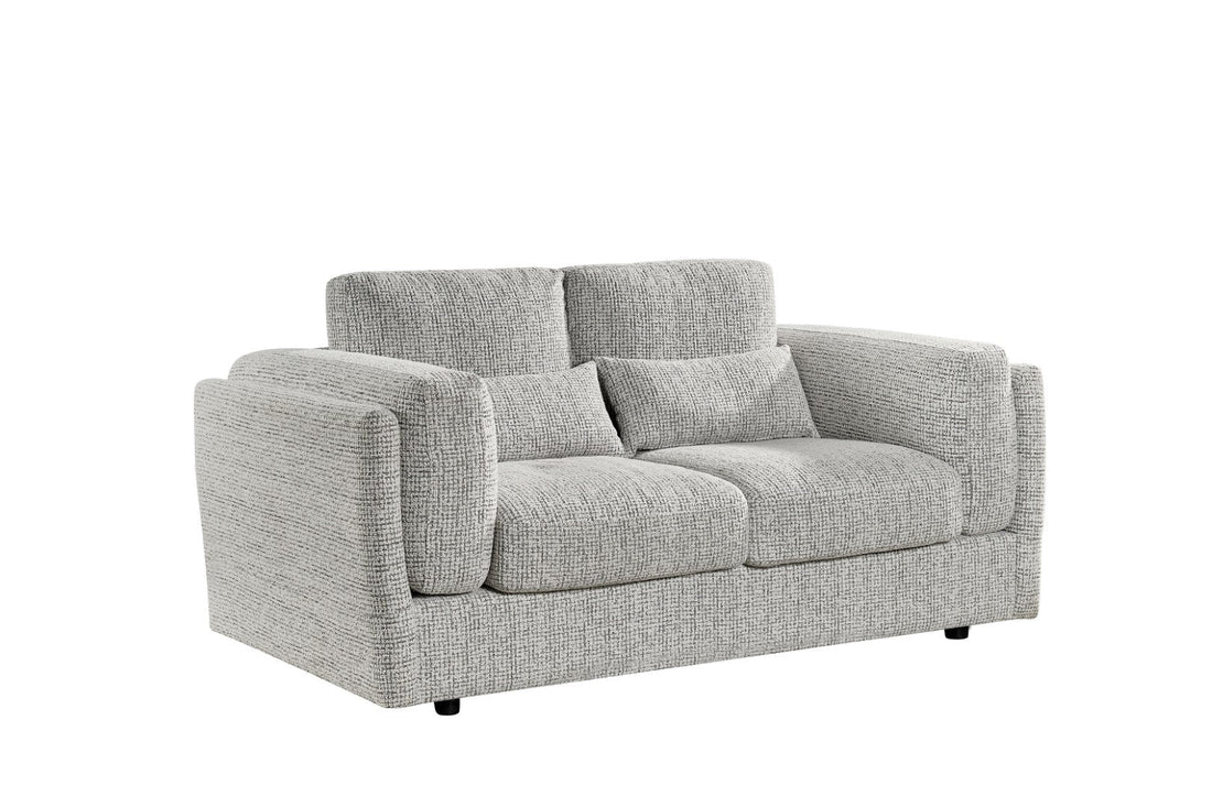 Bari Grey Fabric 2 Seater Sofa
