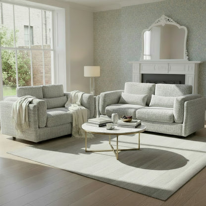 Bari Grey Fabric 3+2 Sofa Suite