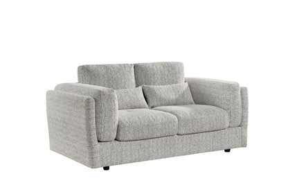 Bari Grey Fabric 3+2 Sofa Suite