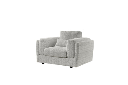 Bari Grey Fabric Armchair