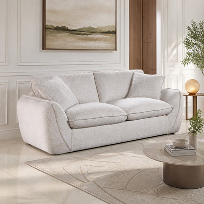 Berlin Beige Fabric 2 Seater Sofa