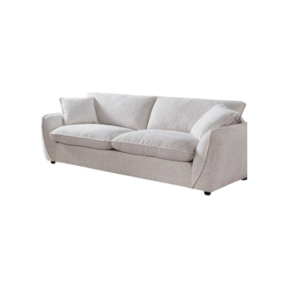 Berlin Beige Fabric 3 Seater Sofa