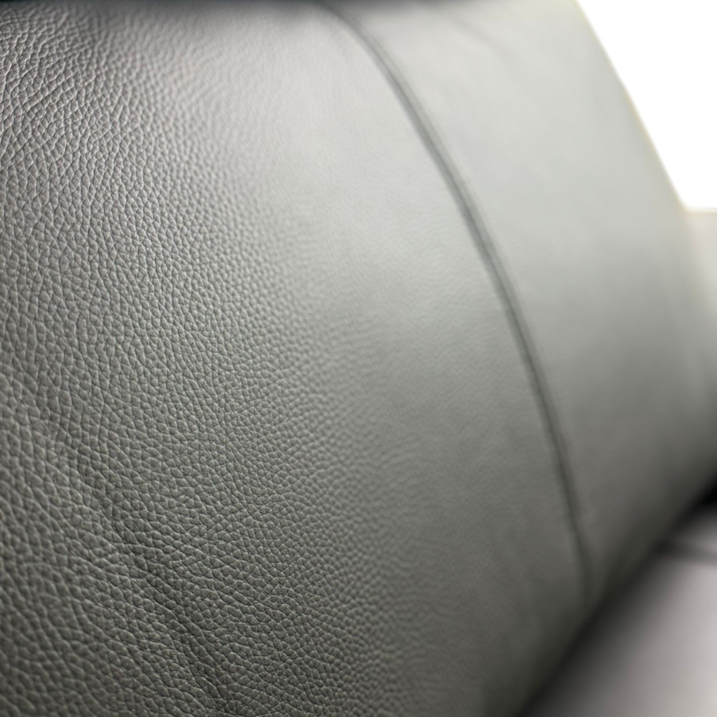 Boston Electric Recliner Black Genuine Leather 2 Seater Sofa