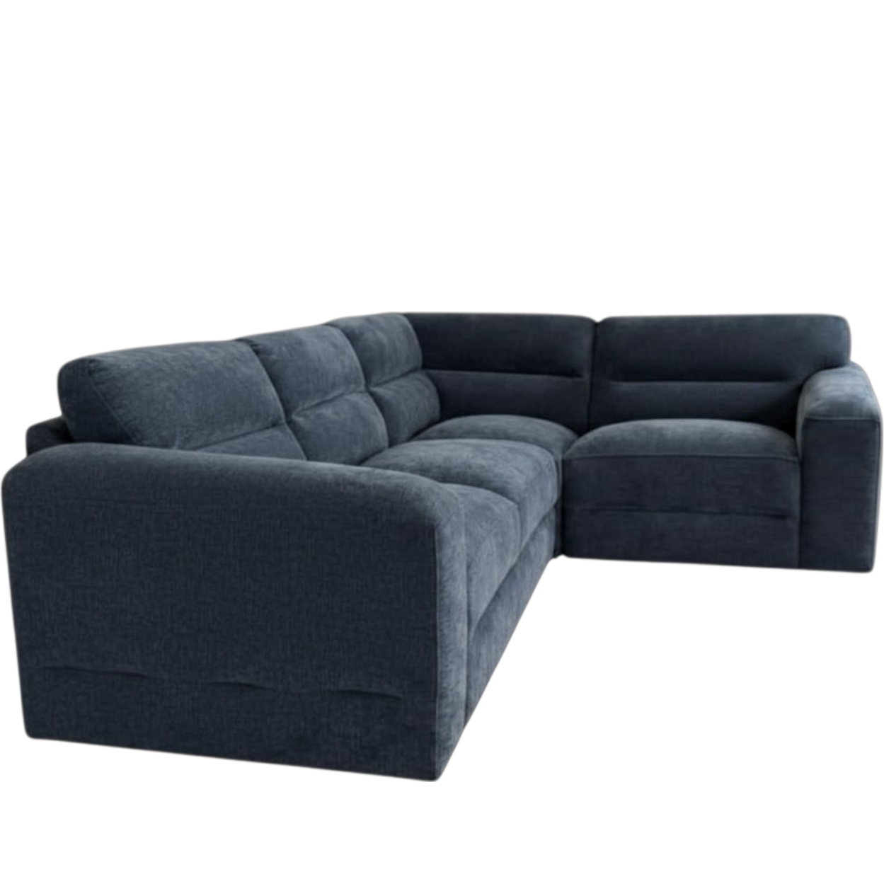 Chicago Charcoal Grey Fabric Universal L-Shape Corner Sofa