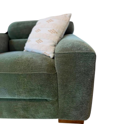 Chicago Green Fabric Universal L-Shape Corner Sofa
