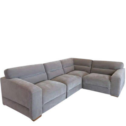 Chicago Grey Fabric Universal L-Shape Corner Sofa