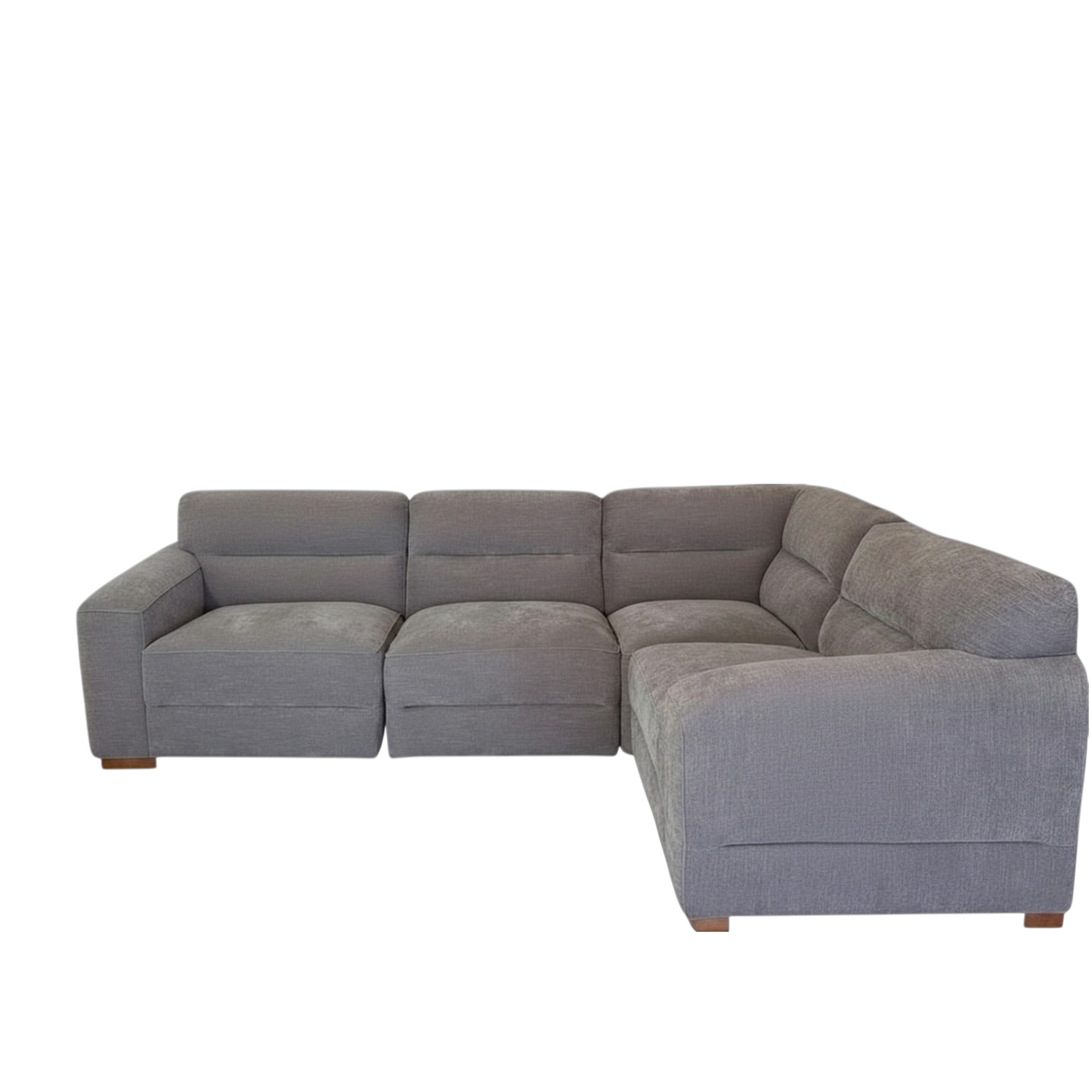 Chicago Grey Fabric Universal L-Shape Corner Sofa