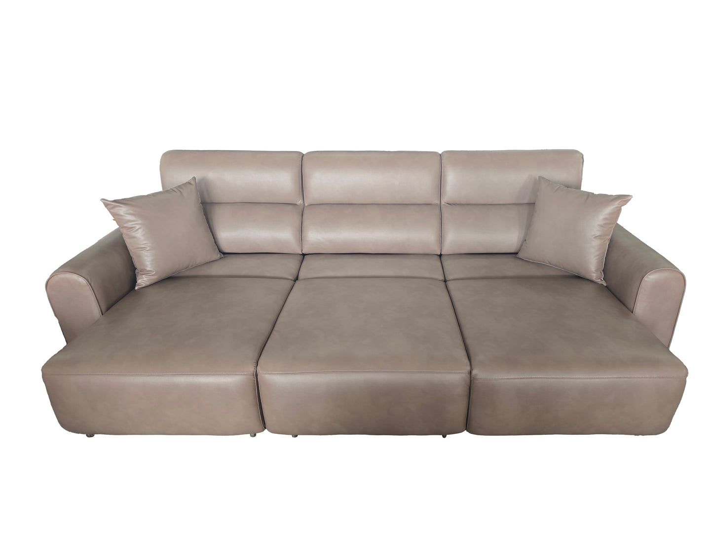 Conway Electric Sofabed Coffee Fabric 3 Seater Sofa